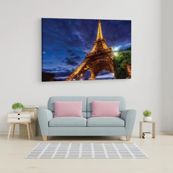 Multicolor_Eiffel_Tower,_Wooden_Framed_Canvas_Paintings_|_For_Home_Decor_|_Bedroom,_Living_Room,Wall_Decoration_|_Wall_Art_Painting,_Ct0217,_Size_16_X_24_In