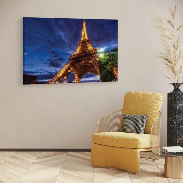 Multicolor_Eiffel_Tower,_Wooden_Framed_Canvas_Paintings_|_For_Home_Decor_|_Bedroom,_Living_Room,Wall_Decoration_|_Wall_Art_Painting,_Ct0217,_Size_16_X_24_In