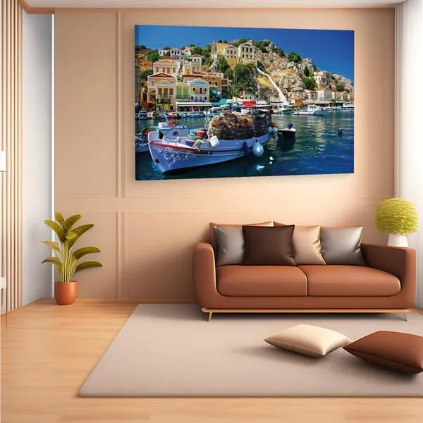 Multicolor_Symi,_Wooden_Framed_Canvas_Paintings_|_For_Home_Decor_|_Bedroom,_Living_Room,Wall_Decoration_|_Wall_Art_Painting,_Ct0218,_Size_16_X_24_In