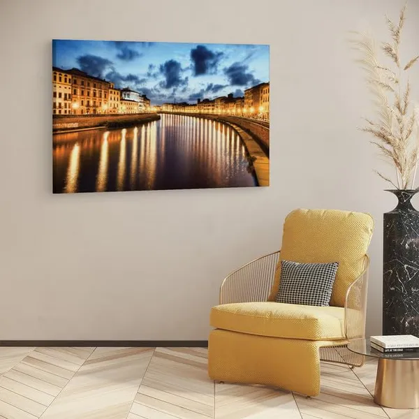Multicolor_Arno_River,_Wooden_Framed_Canvas_Paintings_|_For_Home_Decor_|_Bedroom,_Living_Room,Wall_Decoration_|_Wall_Art_Painting,_Ct0223,_Size_16_X_24_In