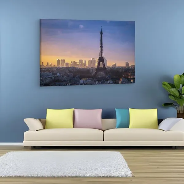 Multicolor_Eiffel_Tower,_Wooden_Framed_Canvas_Paintings_|_For_Home_Decor_|_Bedroom,_Living_Room,Wall_Decoration_|_Wall_Art_Painting,_Ct0224,_Size_16_X_24_In