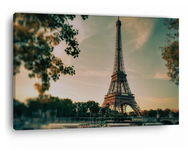 Multicolor_Eiffel_Tower,_Wooden_Framed_Canvas_Paintings_|_For_Home_Decor_|_Bedroom,_Living_Room,Wall_Decoration_|_Wall_Art_Painting,_Ct0225,_Size_16_X_24_In