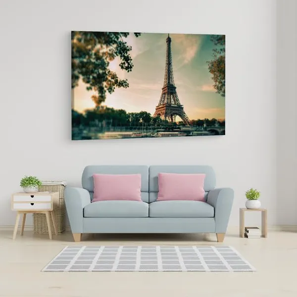 Multicolor_Eiffel_Tower,_Wooden_Framed_Canvas_Paintings_|_For_Home_Decor_|_Bedroom,_Living_Room,Wall_Decoration_|_Wall_Art_Painting,_Ct0225,_Size_16_X_24_In