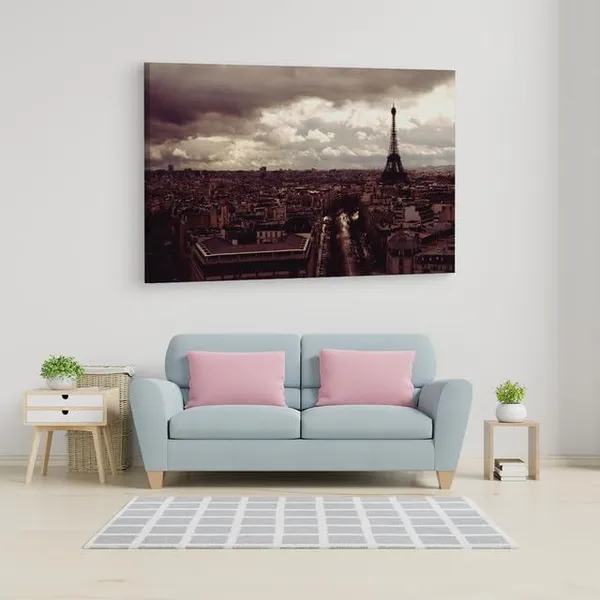 Multicolor_Eiffel_Tower,_Wooden_Framed_Canvas_Paintings_|_For_Home_Decor_|_Bedroom,_Living_Room,Wall_Decoration_|_Wall_Art_Painting,_Ct0226,_Size_16_X_24_In