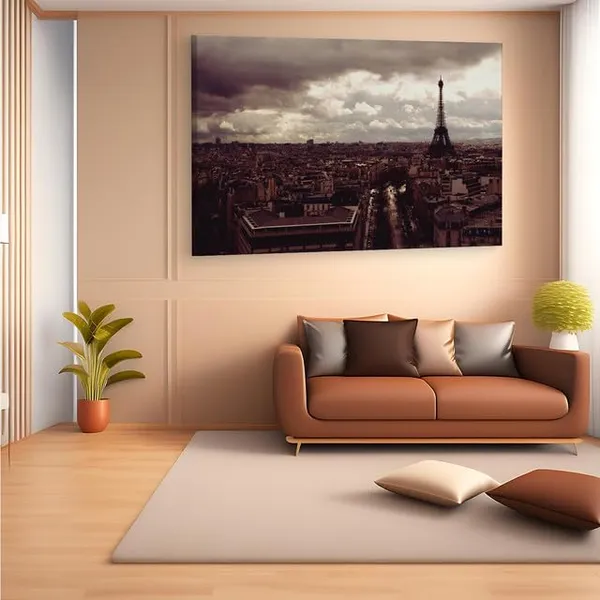 Multicolor_Eiffel_Tower,_Wooden_Framed_Canvas_Paintings_|_For_Home_Decor_|_Bedroom,_Living_Room,Wall_Decoration_|_Wall_Art_Painting,_Ct0226,_Size_16_X_24_In
