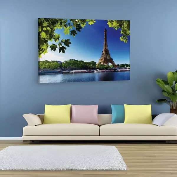 Multicolor_Eiffel_Tower,_Wooden_Framed_Canvas_Paintings_|_For_Home_Decor_|_Bedroom,_Living_Room,Wall_Decoration_|_Wall_Art_Painting,_Ct0227,_Size_16_X_24_In
