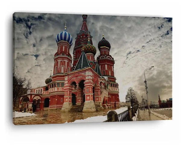 Multicolor_St._Basil'S_Cathedral,_Wooden_Framed_Canvas_Paintings_|_For_Home_Decor_|_Bedroom,_Living_Room,Wall_Decoration_|_Wall_Art_Painting,_Ct0230,_Size_16_X_24_In