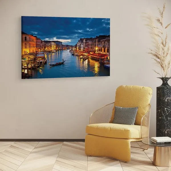 Multicolor_Grand_Canal,_Wooden_Framed_Canvas_Paintings_|_For_Home_Decor_|_Bedroom,_Living_Room,Wall_Decoration_|_Wall_Art_Painting,_Ct0238,_Size_16_X_24_In
