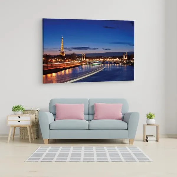 Multicolor_Eiffel_Tower,_Wooden_Framed_Canvas_Paintings_|_For_Home_Decor_|_Bedroom,_Living_Room,Wall_Decoration_|_Wall_Art_Painting,_Ct0244,_Size_16_X_24_In