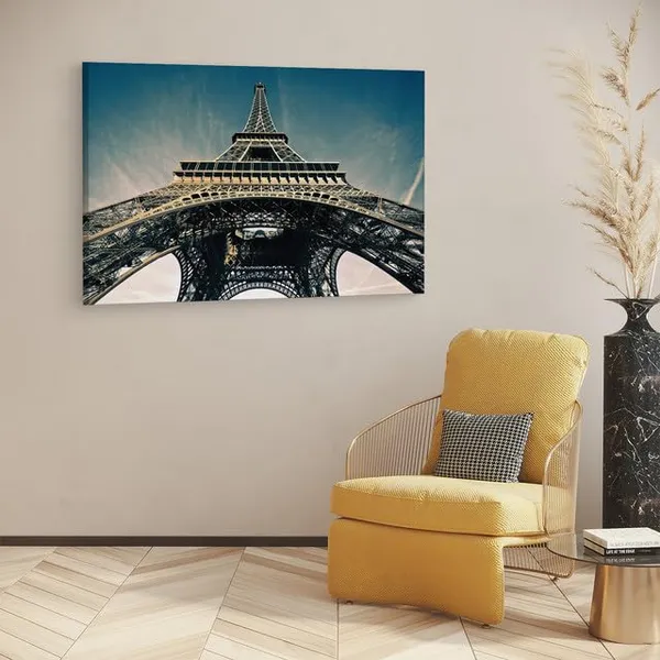 Multicolor_Eiffel_Tower,_Wooden_Framed_Canvas_Paintings_|_For_Home_Decor_|_Bedroom,_Living_Room,Wall_Decoration_|_Wall_Art_Painting,_Ct0245,_Size_16_X_24_In