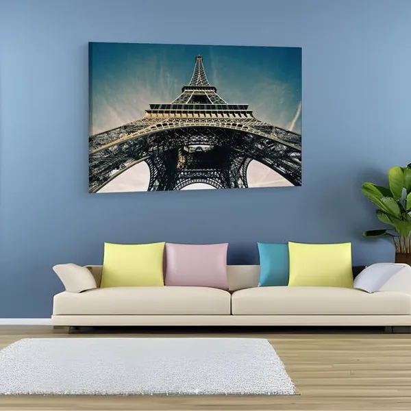 Multicolor_Eiffel_Tower,_Wooden_Framed_Canvas_Paintings_|_For_Home_Decor_|_Bedroom,_Living_Room,Wall_Decoration_|_Wall_Art_Painting,_Ct0245,_Size_16_X_24_In