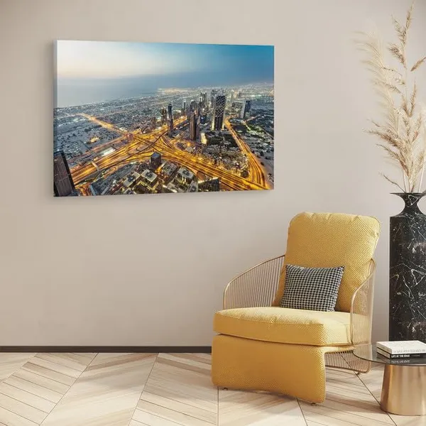 Multicolor_Burj_Khalifa,_Wooden_Framed_Canvas_Paintings_|_For_Home_Decor_|_Bedroom,_Living_Room,Wall_Decoration_|_Wall_Art_Painting,_Ct0248,_Size_16_X_24_In