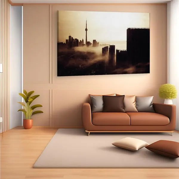 Multicolor_Cn_Tower,_Wooden_Framed_Canvas_Paintings_|_For_Home_Decor_|_Bedroom,_Living_Room,Wall_Decoration_|_Wall_Art_Painting,_Ct0261,_Size_16_X_24_In