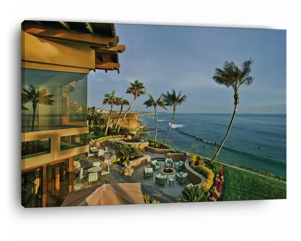 Multicolor_Carlsbad_Oceanfront_Mansion,_Wooden_Framed_Canvas_Paintings_|_For_Home_Decor_|_Bedroom,_Living_Room,Wall_Decoration_|_Wall_Art_Painting,_Ct0265,_Size_16_X_24_In