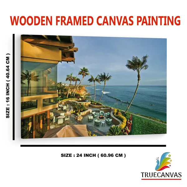 Multicolor_Carlsbad_Oceanfront_Mansion,_Wooden_Framed_Canvas_Paintings_|_For_Home_Decor_|_Bedroom,_Living_Room,Wall_Decoration_|_Wall_Art_Painting,_Ct0265,_Size_16_X_24_In
