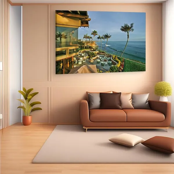 Multicolor_Carlsbad_Oceanfront_Mansion,_Wooden_Framed_Canvas_Paintings_|_For_Home_Decor_|_Bedroom,_Living_Room,Wall_Decoration_|_Wall_Art_Painting,_Ct0265,_Size_16_X_24_In