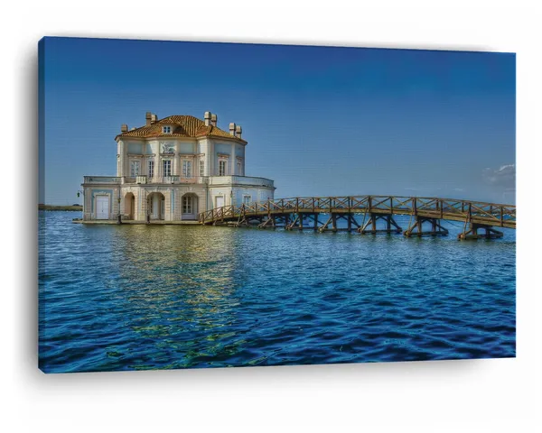 Multicolor_Casina_Vanvitelliana,_Wooden_Framed_Canvas_Paintings_|_For_Home_Decor_|_Bedroom,_Living_Room,Wall_Decoration_|_Wall_Art_Painting,_Ct0268,_Size_16_X_24_In