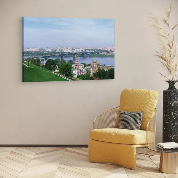 Multicolor_Nizhny_Novgorod,_Wooden_Framed_Canvas_Paintings_|_For_Home_Decor_|_Bedroom,_Living_Room,Wall_Decoration_|_Wall_Art_Painting,_Ct0270,_Size_16_X_24_In