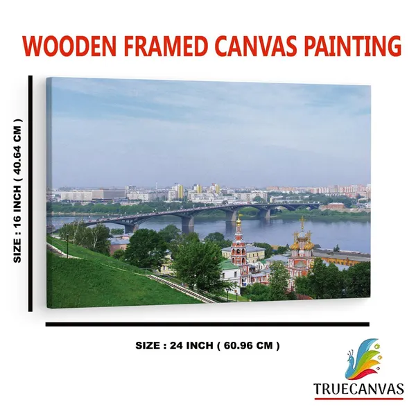 Multicolor_Nizhny_Novgorod,_Wooden_Framed_Canvas_Paintings_|_For_Home_Decor_|_Bedroom,_Living_Room,Wall_Decoration_|_Wall_Art_Painting,_Ct0270,_Size_16_X_24_In