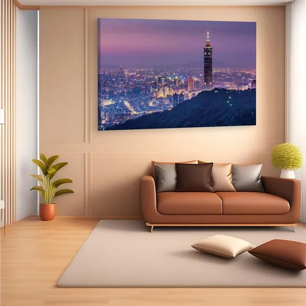 Multicolor_Taiwan,_Wooden_Framed_Canvas_Paintings_|_For_Home_Decor_|_Bedroom,_Living_Room,Wall_Decoration_|_Wall_Art_Painting,_Ct0272,_Size_16_X_24_In