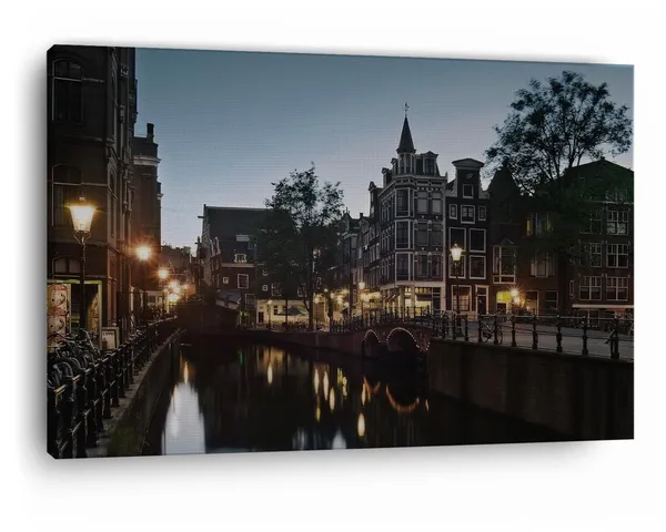 Multicolor_Amsterdam,_Wooden_Framed_Canvas_Paintings_|_For_Home_Decor_|_Bedroom,_Living_Room,Wall_Decoration_|_Wall_Art_Painting,_Ct0273,_Size_16_X_24_In