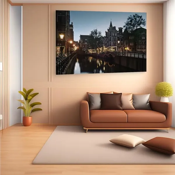 Multicolor_Amsterdam,_Wooden_Framed_Canvas_Paintings_|_For_Home_Decor_|_Bedroom,_Living_Room,Wall_Decoration_|_Wall_Art_Painting,_Ct0273,_Size_16_X_24_In