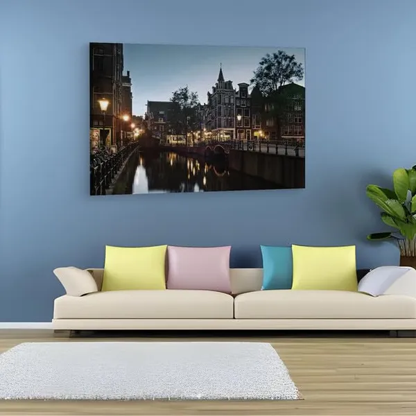 Multicolor_Amsterdam,_Wooden_Framed_Canvas_Paintings_|_For_Home_Decor_|_Bedroom,_Living_Room,Wall_Decoration_|_Wall_Art_Painting,_Ct0273,_Size_16_X_24_In