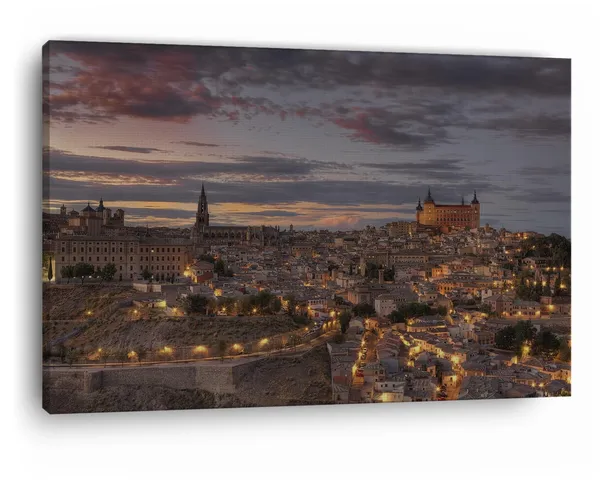Multicolor_Mirador_Del_Valle,_Wooden_Framed_Canvas_Paintings_|_For_Home_Decor_|_Bedroom,_Living_Room,Wall_Decoration_|_Wall_Art_Painting,_Ct0275,_Size_16_X_24_In