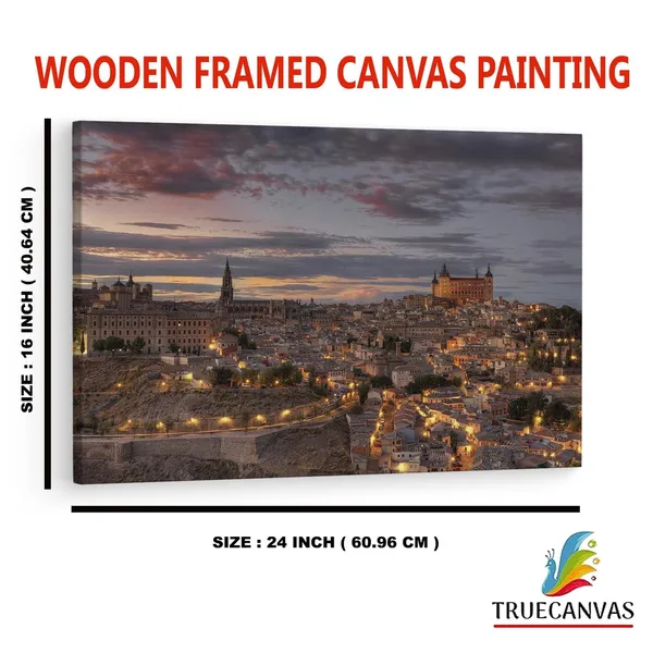 Multicolor_Mirador_Del_Valle,_Wooden_Framed_Canvas_Paintings_|_For_Home_Decor_|_Bedroom,_Living_Room,Wall_Decoration_|_Wall_Art_Painting,_Ct0275,_Size_16_X_24_In
