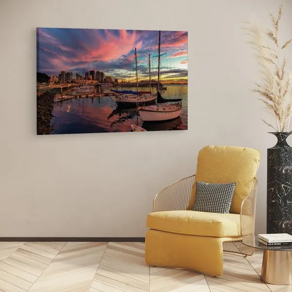 Multicolor_San_Diego_Bay,_Wooden_Framed_Canvas_Paintings_|_For_Home_Decor_|_Bedroom,_Living_Room,Wall_Decoration_|_Wall_Art_Painting,_Ct0278,_Size_16_X_24_In