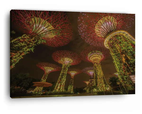 Multicolor_Supertree_Grove,_Wooden_Framed_Canvas_Paintings_|_For_Home_Decor_|_Bedroom,_Living_Room,Wall_Decoration_|_Wall_Art_Painting,_Ct0281,_Size_16_X_24_In