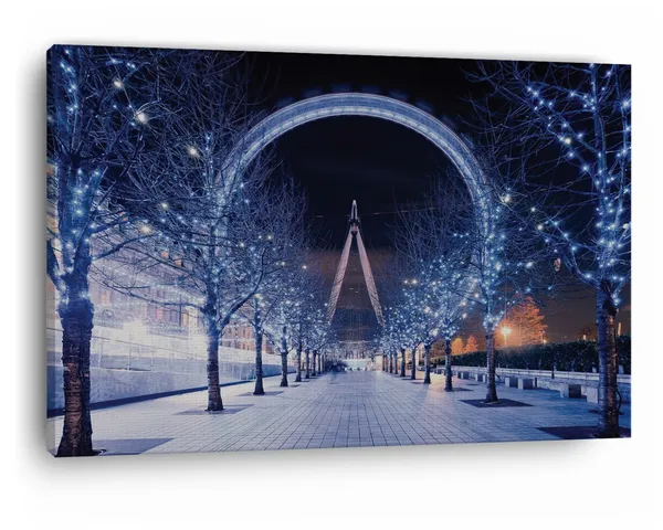 Multicolor_London_Eye,_Wooden_Framed_Canvas_Paintings_|_For_Home_Decor_|_Bedroom,_Living_Room,Wall_Decoration_|_Wall_Art_Painting,_Ct0282,_Size_16_X_24_In