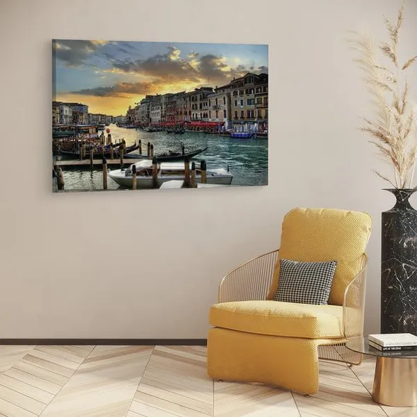 Multicolor_Grand_Canal,_Wooden_Framed_Canvas_Paintings_|_For_Home_Decor_|_Bedroom,_Living_Room,Wall_Decoration_|_Wall_Art_Painting,_Ct0283,_Size_16_X_24_In