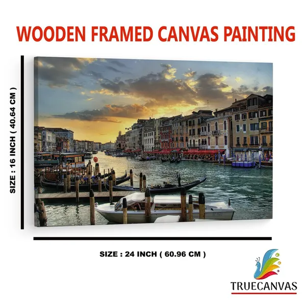 Multicolor_Grand_Canal,_Wooden_Framed_Canvas_Paintings_|_For_Home_Decor_|_Bedroom,_Living_Room,Wall_Decoration_|_Wall_Art_Painting,_Ct0283,_Size_16_X_24_In