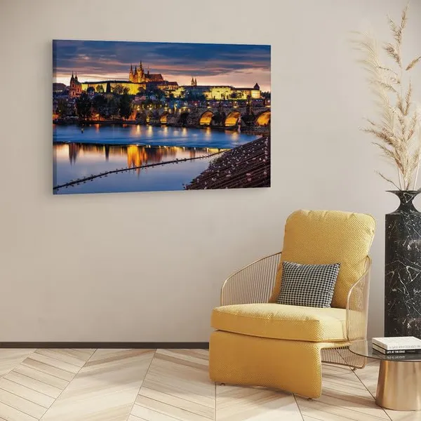 Multicolor_Charles_Bridge,_Wooden_Framed_Canvas_Paintings_|_For_Home_Decor_|_Bedroom,_Living_Room,Wall_Decoration_|_Wall_Art_Painting,_Ct0285,_Size_16_X_24_In