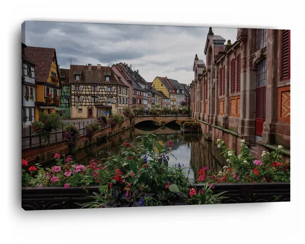 Multicolor_La_Petite_Venise,_Wooden_Framed_Canvas_Paintings_|_For_Home_Decor_|_Bedroom,_Living_Room,Wall_Decoration_|_Wall_Art_Painting,_Ct0286,_Size_16_X_24_In