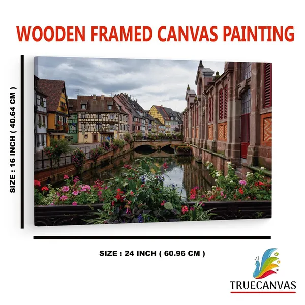 Multicolor_La_Petite_Venise,_Wooden_Framed_Canvas_Paintings_|_For_Home_Decor_|_Bedroom,_Living_Room,Wall_Decoration_|_Wall_Art_Painting,_Ct0286,_Size_16_X_24_In
