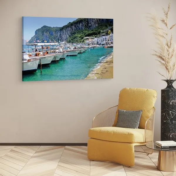 Multicolor_Capri_Island_Hd,_Wooden_Framed_Canvas_Paintings_|_For_Home_Decor_|_Bedroom,_Living_Room,Wall_Decoration_|_Wall_Art_Painting,_Ct0288,_Size_16_X_24_In