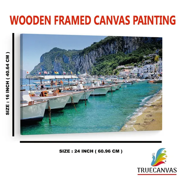 Multicolor_Capri_Island_Hd,_Wooden_Framed_Canvas_Paintings_|_For_Home_Decor_|_Bedroom,_Living_Room,Wall_Decoration_|_Wall_Art_Painting,_Ct0288,_Size_16_X_24_In