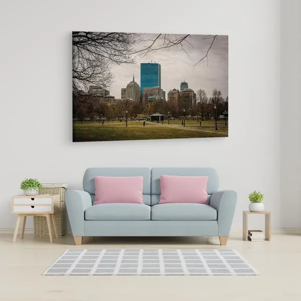 Multicolor_Boston_Common,_Wooden_Framed_Canvas_Paintings_|_For_Home_Decor_|_Bedroom,_Living_Room,Wall_Decoration_|_Wall_Art_Painting,_Ct0290,_Size_16_X_24_In