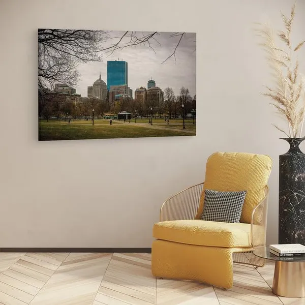 Multicolor_Boston_Common,_Wooden_Framed_Canvas_Paintings_|_For_Home_Decor_|_Bedroom,_Living_Room,Wall_Decoration_|_Wall_Art_Painting,_Ct0290,_Size_16_X_24_In