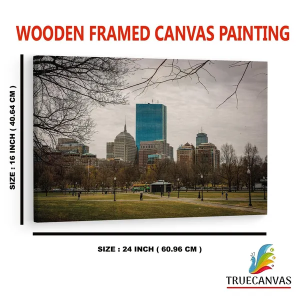 Multicolor_Boston_Common,_Wooden_Framed_Canvas_Paintings_|_For_Home_Decor_|_Bedroom,_Living_Room,Wall_Decoration_|_Wall_Art_Painting,_Ct0290,_Size_16_X_24_In