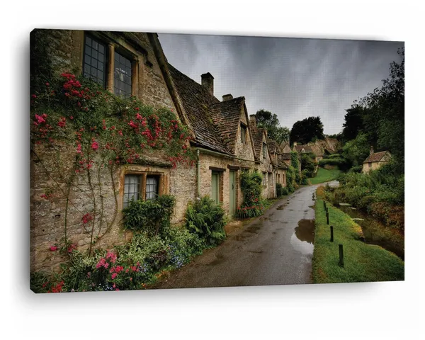 Multicolor_Bibury,_Wooden_Framed_Canvas_Paintings_|_For_Home_Decor_|_Bedroom,_Living_Room,Wall_Decoration_|_Wall_Art_Painting,_Ct0297,_Size_16_X_24_In
