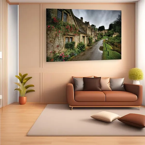 Multicolor_Bibury,_Wooden_Framed_Canvas_Paintings_|_For_Home_Decor_|_Bedroom,_Living_Room,Wall_Decoration_|_Wall_Art_Painting,_Ct0297,_Size_16_X_24_In
