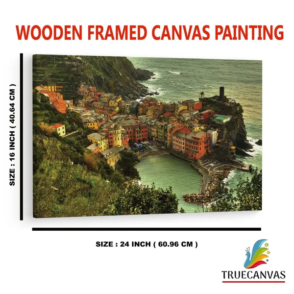 Multicolor_Vernassa_City_Sea,_Wooden_Framed_Canvas_Paintings_|_For_Home_Decor_|_Bedroom,_Living_Room,Wall_Decoration_|_Wall_Art_Painting,_Ct0298,_Size_16_X_24_In
