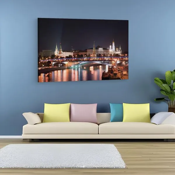 Multicolor_The_Moscow_Kremlin,_Wooden_Framed_Canvas_Paintings_|_For_Home_Decor_|_Bedroom,_Living_Room,Wall_Decoration_|_Wall_Art_Painting,_Ct0305,_Size_16_X_24_In