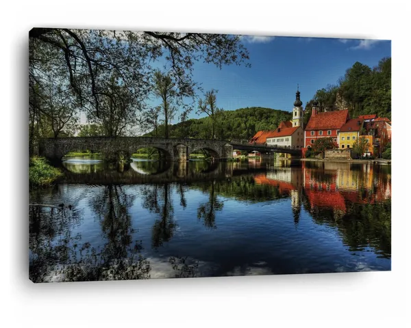Multicolor_Bavaria,_Wooden_Framed_Canvas_Paintings_|_For_Home_Decor_|_Bedroom,_Living_Room,Wall_Decoration_|_Wall_Art_Painting,_Ct0307,_Size_16_X_24_In