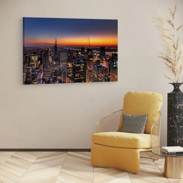 Multicolor_New_York_Skyline,_Wooden_Framed_Canvas_Paintings_|_For_Home_Decor_|_Bedroom,_Living_Room,Wall_Decoration_|_Wall_Art_Painting,_Ct0311,_Size_16_X_24_In