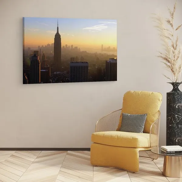 Multicolor_Empire_State_Building,_Wooden_Framed_Canvas_Paintings_|_For_Home_Decor_|_Bedroom,_Living_Room,Wall_Decoration_|_Wall_Art_Painting,_Ct0313,_Size_16_X_24_In