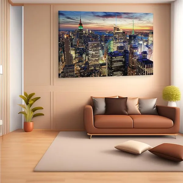 Multicolor_New_York_Top_View_Ultra_Hd,_Wooden_Framed_Canvas_Paintings_|_For_Home_Decor_|_Bedroom,_Living_Room,Wall_Decoration_|_Wall_Art_Painting,_Ct0314,_Size_16_X_24_In